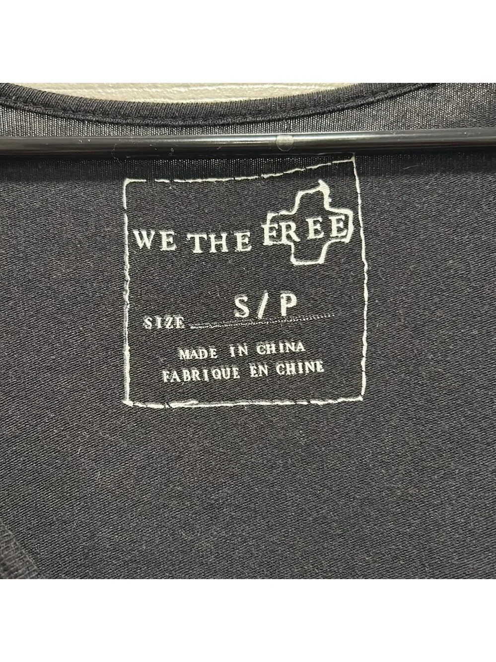 We the Free Black 3/4 Sleeve Scoop Neck High-Low Split-Hem Cover Up Size Small